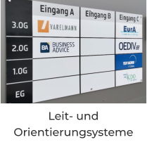 Leit- und  Orientierungsysteme